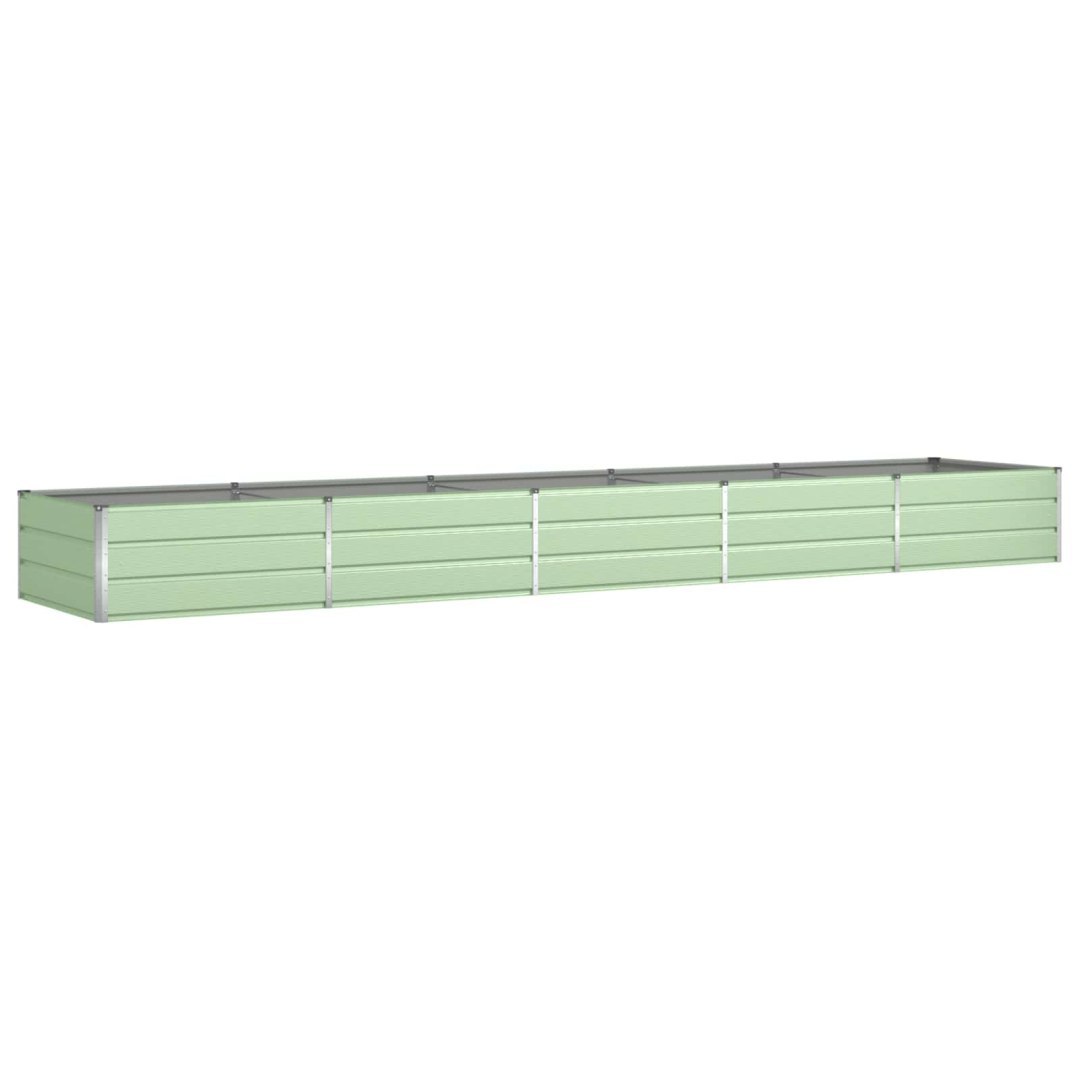 Donica Pastelowa Zieleń 480 x 100 x 45 cm Stal ocynkowana