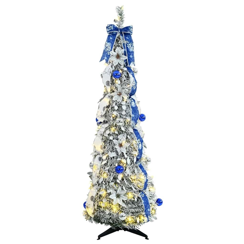 Sztuczna choinka Biały 150 cm PVC