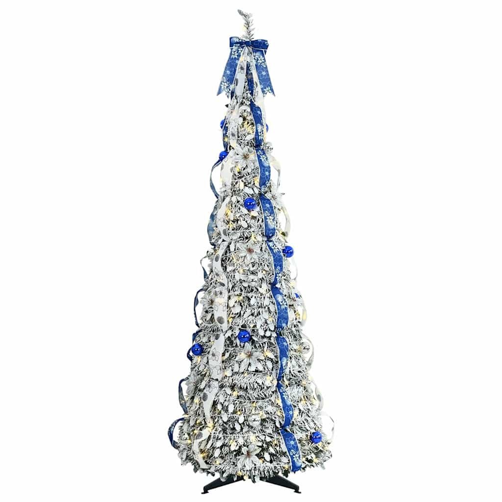 Sztuczna choinka Biały 210 cm PVC
