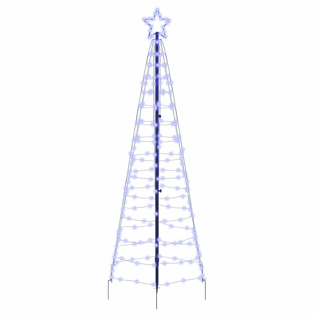 Choinka świąteczna LED EKENAS 250 cm 390 LED Niebieski Stal