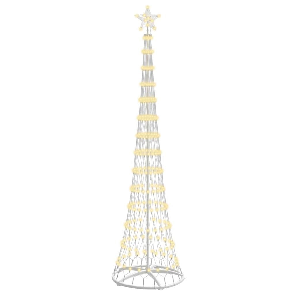 Choinka świąteczna LED Ciepła biel 250 cm Metal