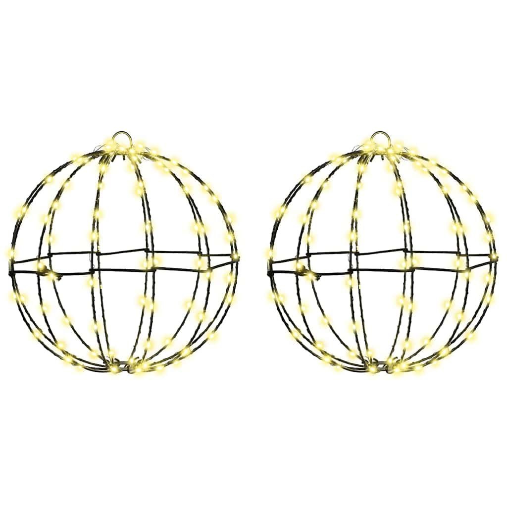 Piłka 2 szt. Ciepła biel 30 x 30 x 32 cm Metal 192 LED
