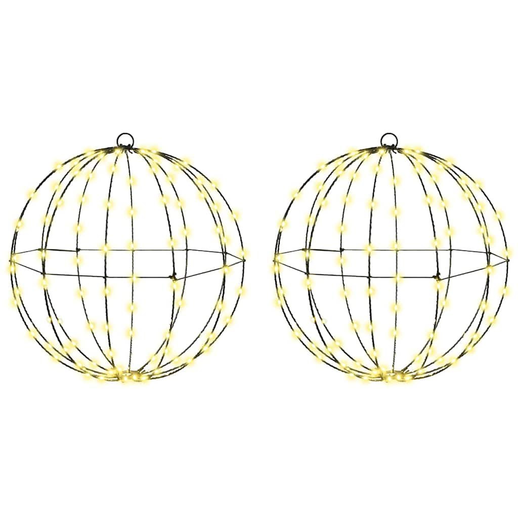 Piłka 2 szt. Ciepła biel 40 x 40 x 42 cm Metal 192 LED
