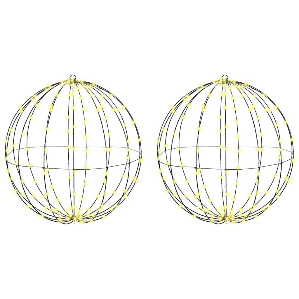 Piłka 2 szt. Ciepła biel 60 x 60 x 62 cm Metal 384 LED