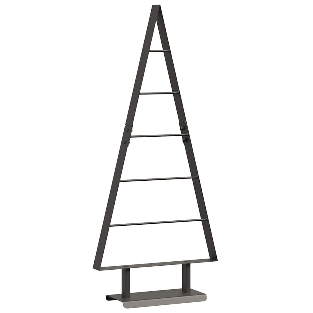 Metalowa choinka świąteczna Czarny 90 cm Stal
