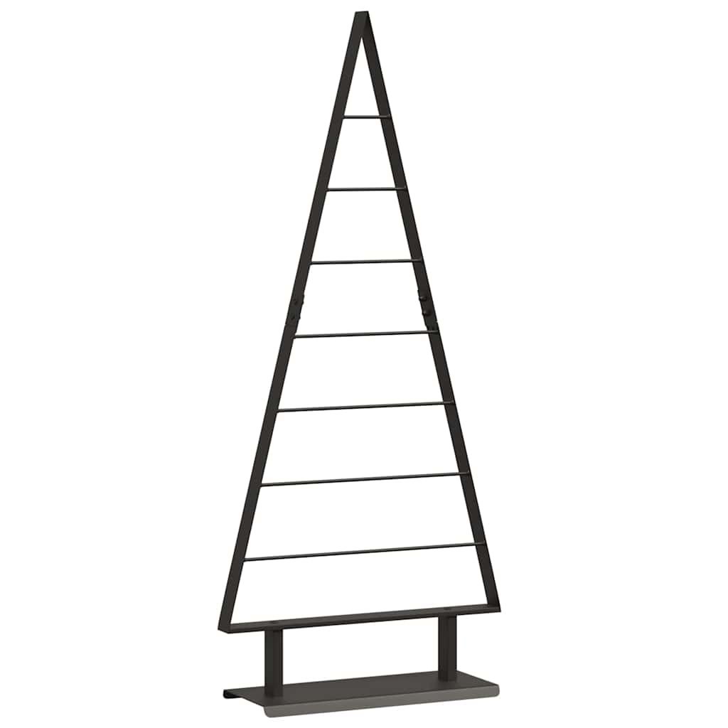 Metalowa choinka świąteczna Czarny 125,5 cm Stal