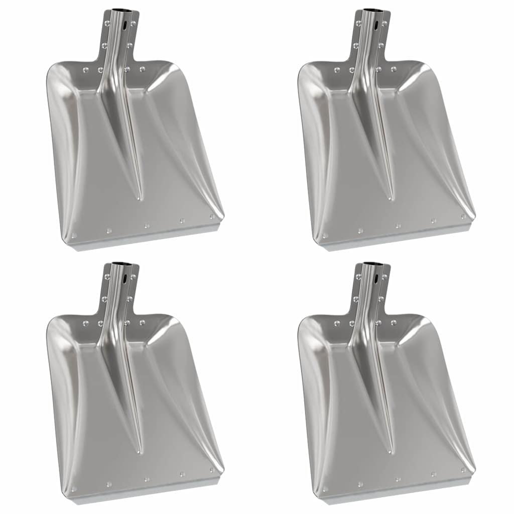Głowica łopaty 4 szt. Srebrny 45 x 38 cm Aluminium