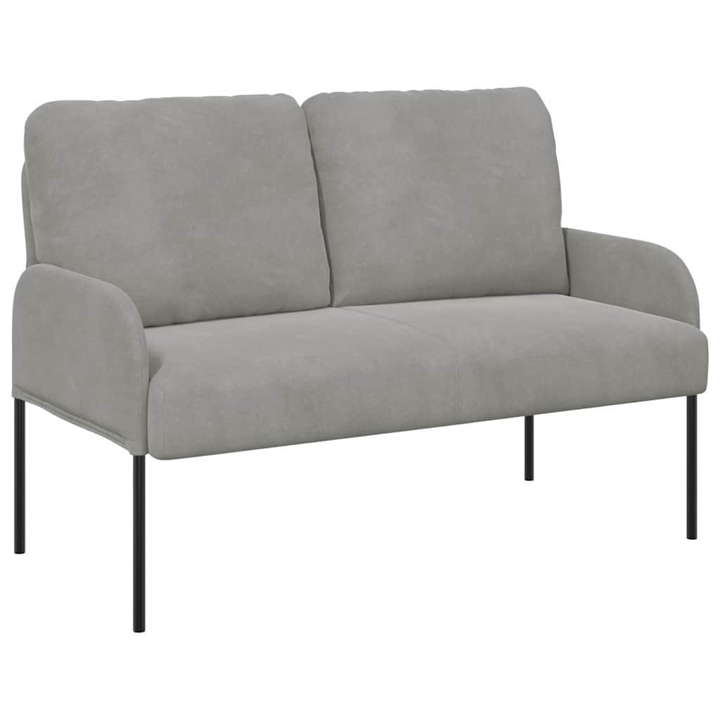 Kanapy z poduszką 110cm Jasnoszary sklejka