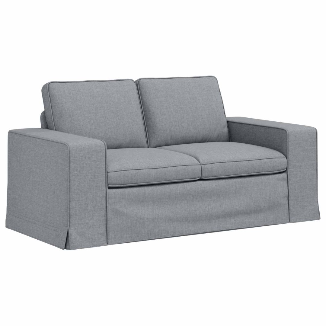 Sofa Jasnoszary 162 x 80 x 82 cm tkanina