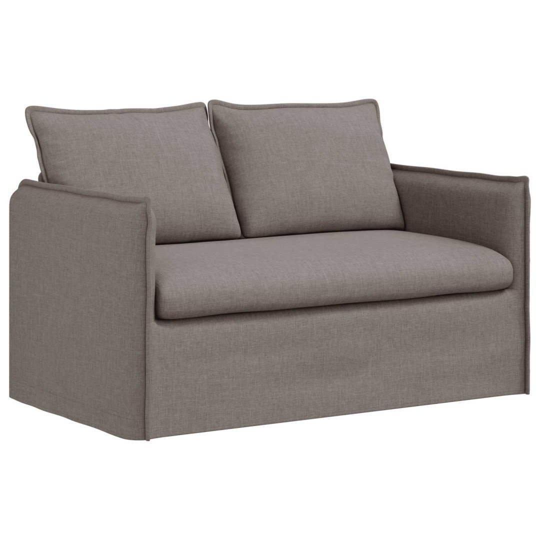 Sofa Ciemnoszary 136 x 82 x 85 cm tkanina