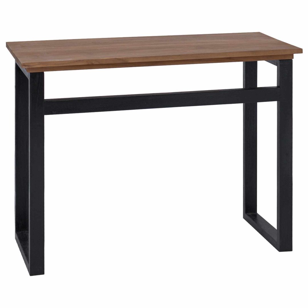 Biurko naturalny Lite drewno teakowe 100 x 45 x 75cm