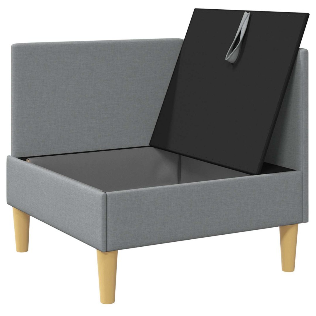 Sofa z miejscem do przechowywania tkanina