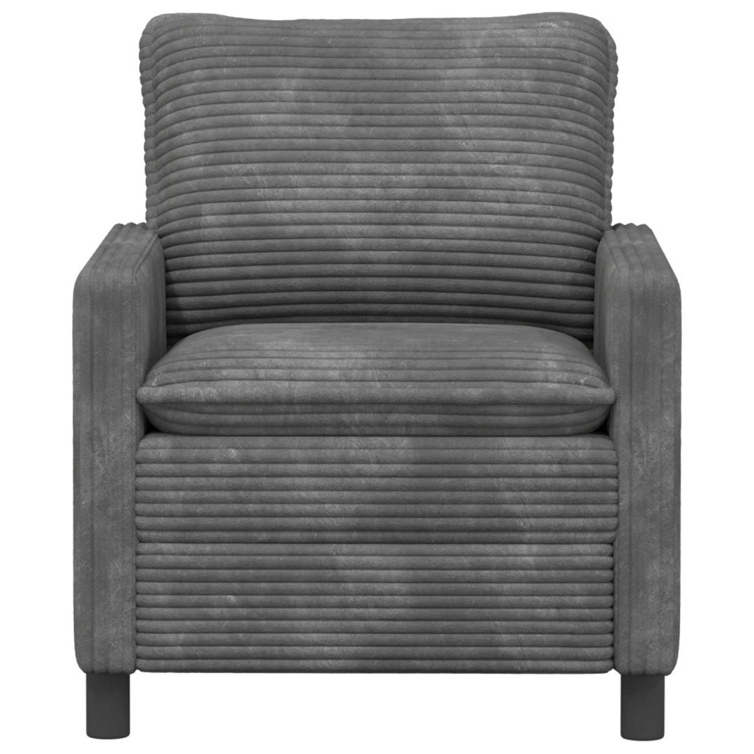 Sofa jasnoszary 76 x 81 x 87,5 cm Poliester