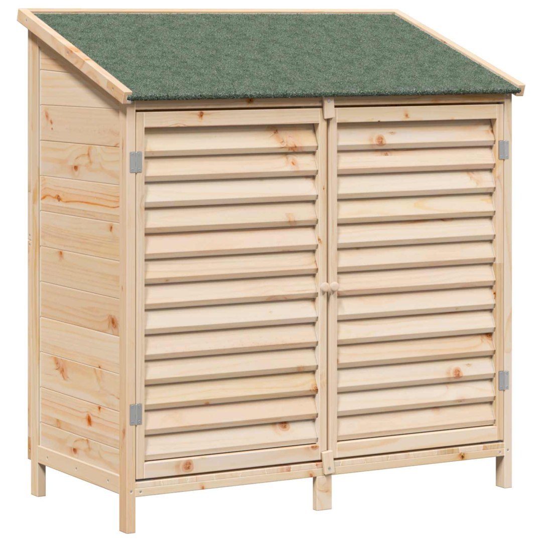 Shed ogrodowy naturalny 106 x 56 x 113,5 cm Drewno Świerkowe
