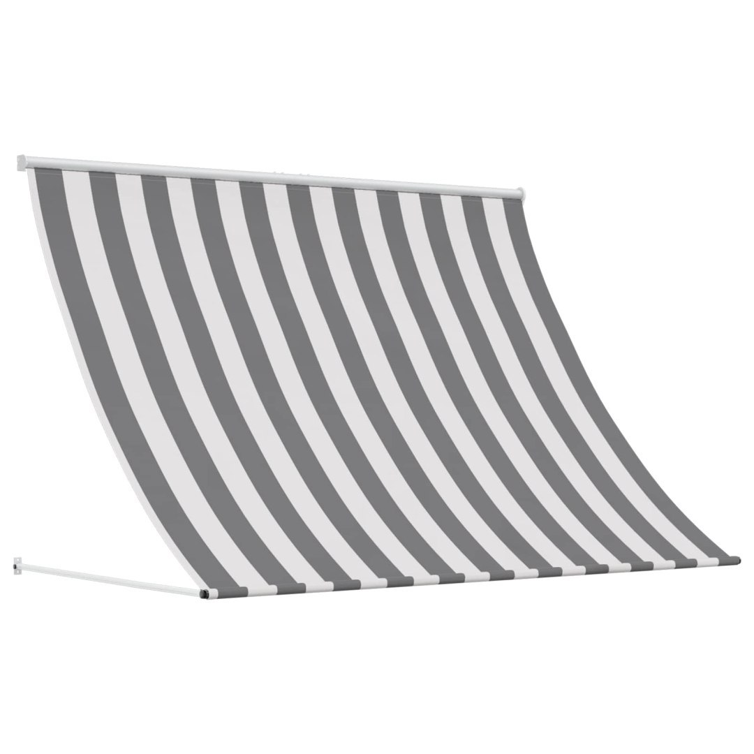 Markiza Antracytowy i biały 400 x 150 cm