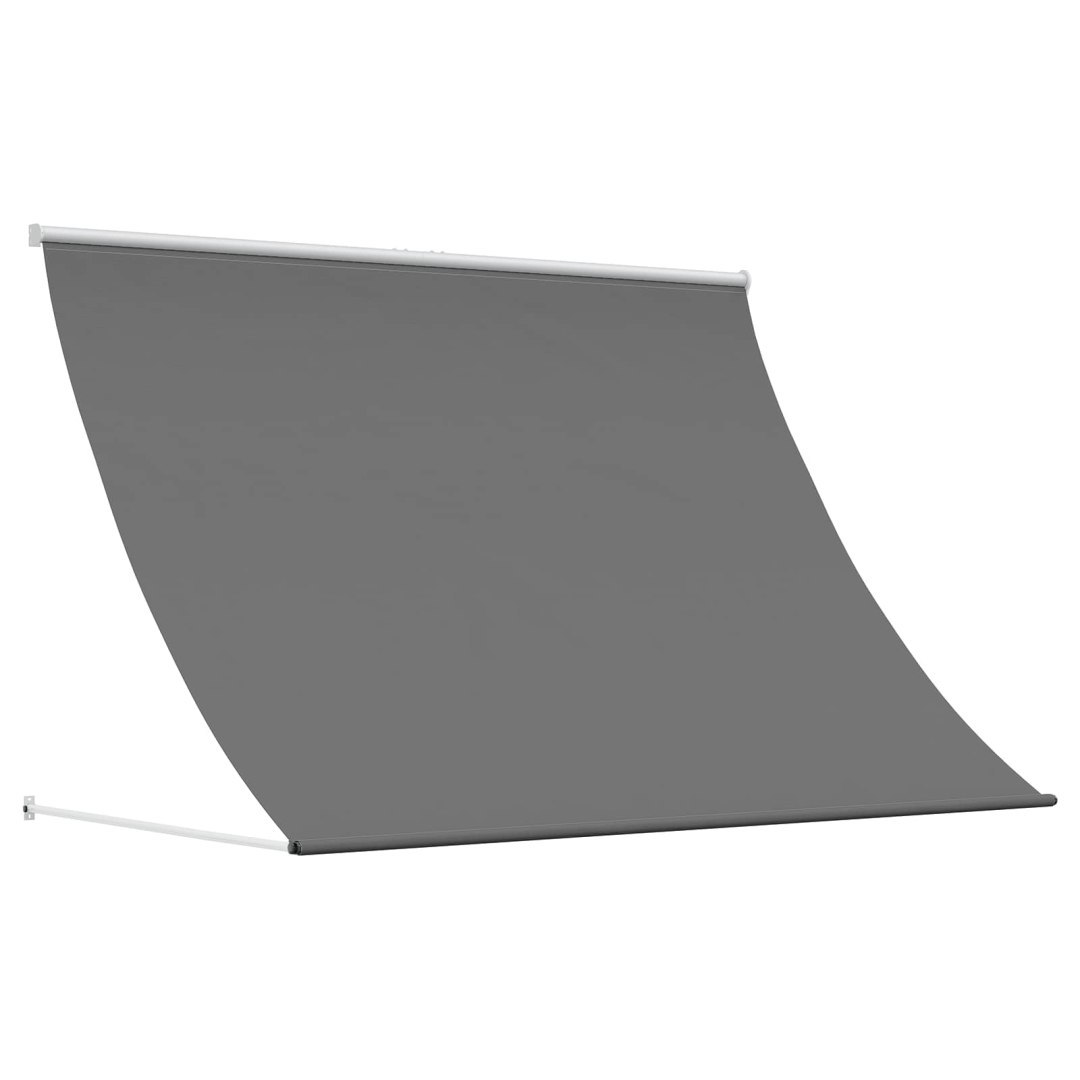 Markiza jasnoszary 400 x 150 cm 180 g / m² Poliester z powłoką PU