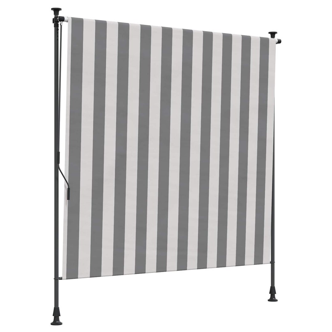 Zewnętrzna Roleta Rolkowa Antracytowy i biały 120 x 270 cm