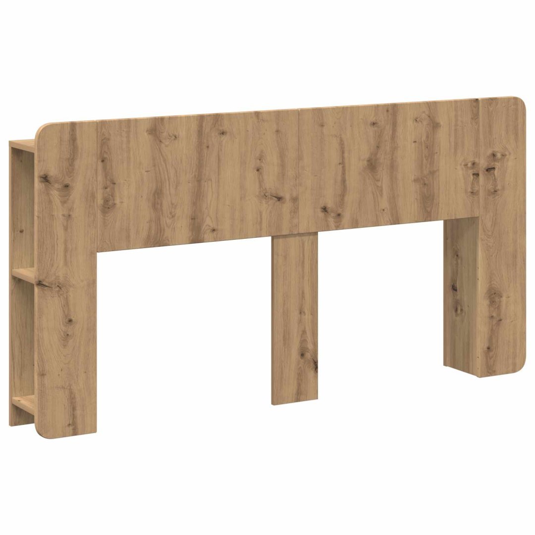 Szafka z zagłówkiem Dąb artisan 160 cm Drewno inżynieryjne