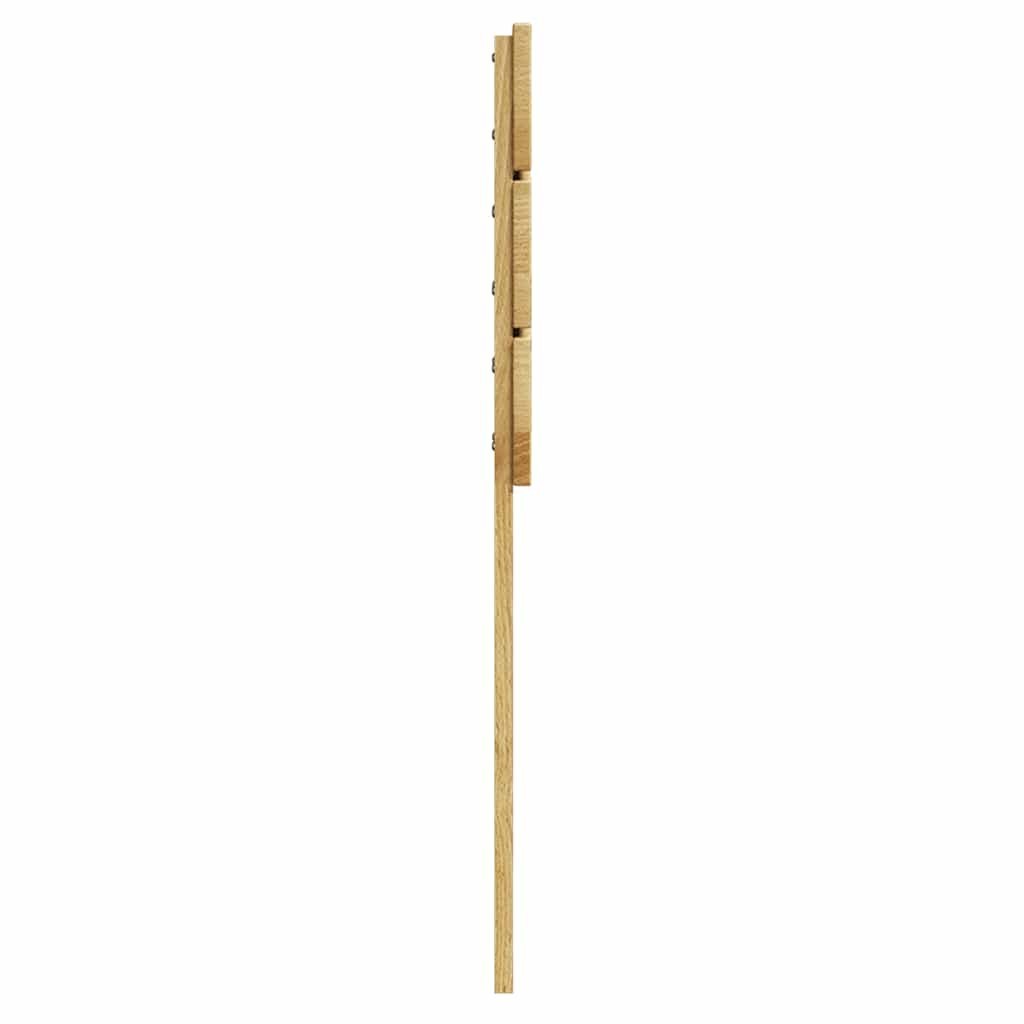 Zagłówek 90 cm Drewno lite Dąb