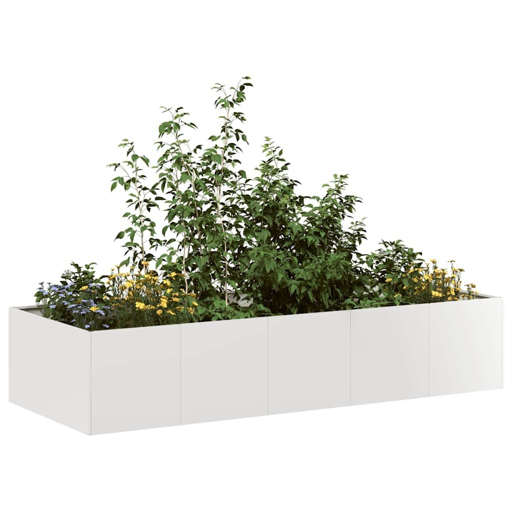 Doniczka 200x80x40 cm Stal nierdzewna