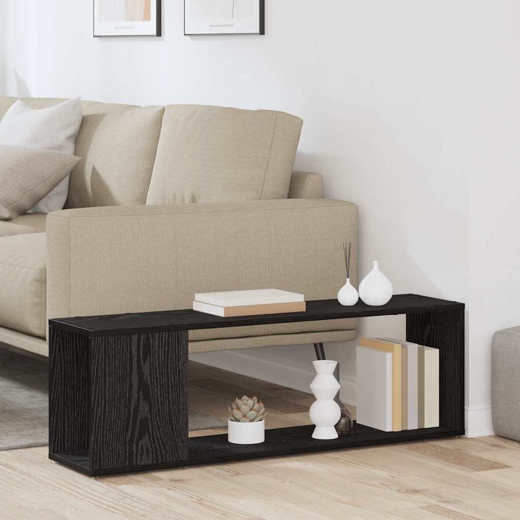 Zestaw szafek RTV 100 x 24 x 63 cm Czarny Drewno inżynieryjne
