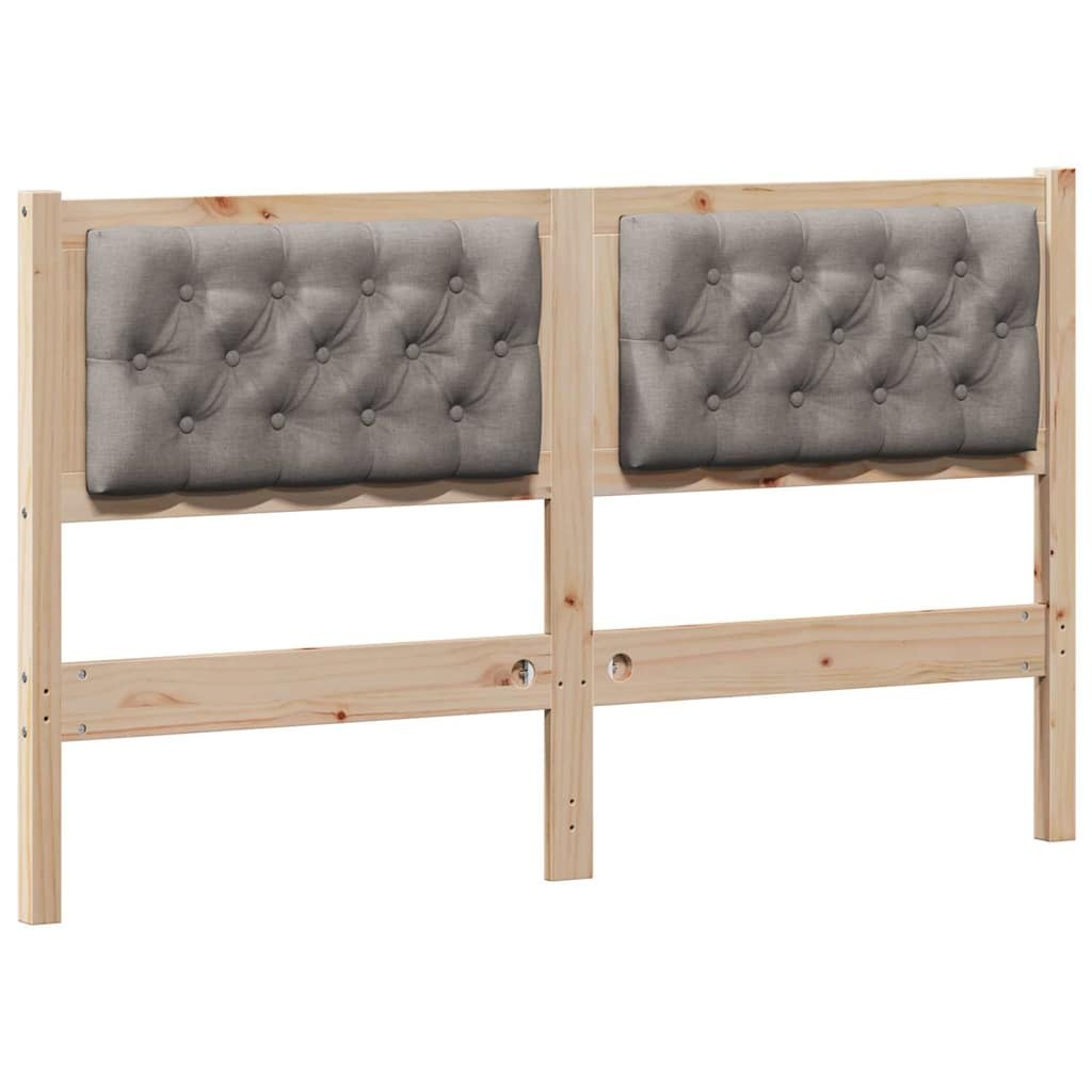 Zagłówek Inny Brązowy i taupe 150 cm Lite drewno sosnowe
