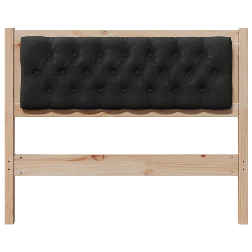 Zagłówek Inny brązowo-czarny 100 cm Lite drewno sosnowe
