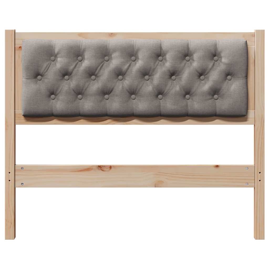 Zagłówek Inny Brązowy i taupe 100 cm Lite drewno sosnowe