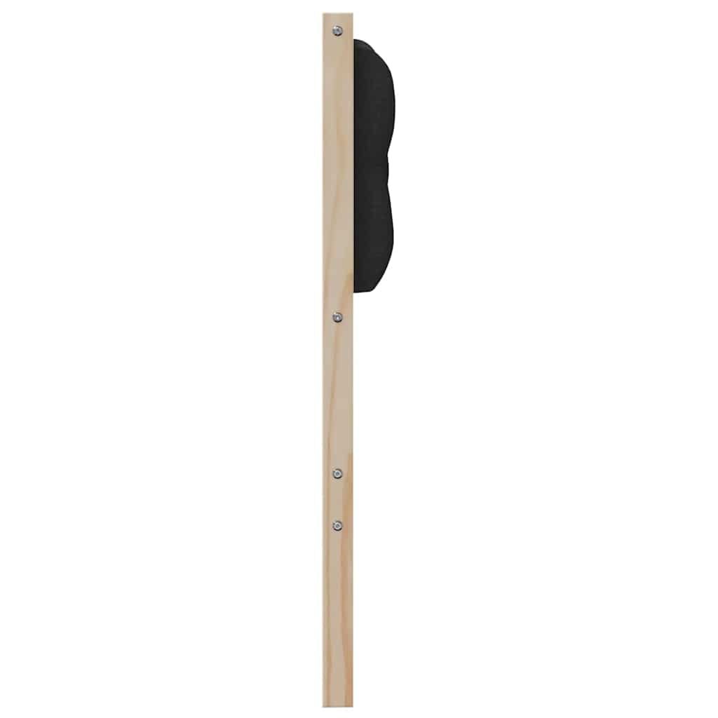 Zagłówek Inny brązowo-czarny 90 cm Lite drewno sosnowe