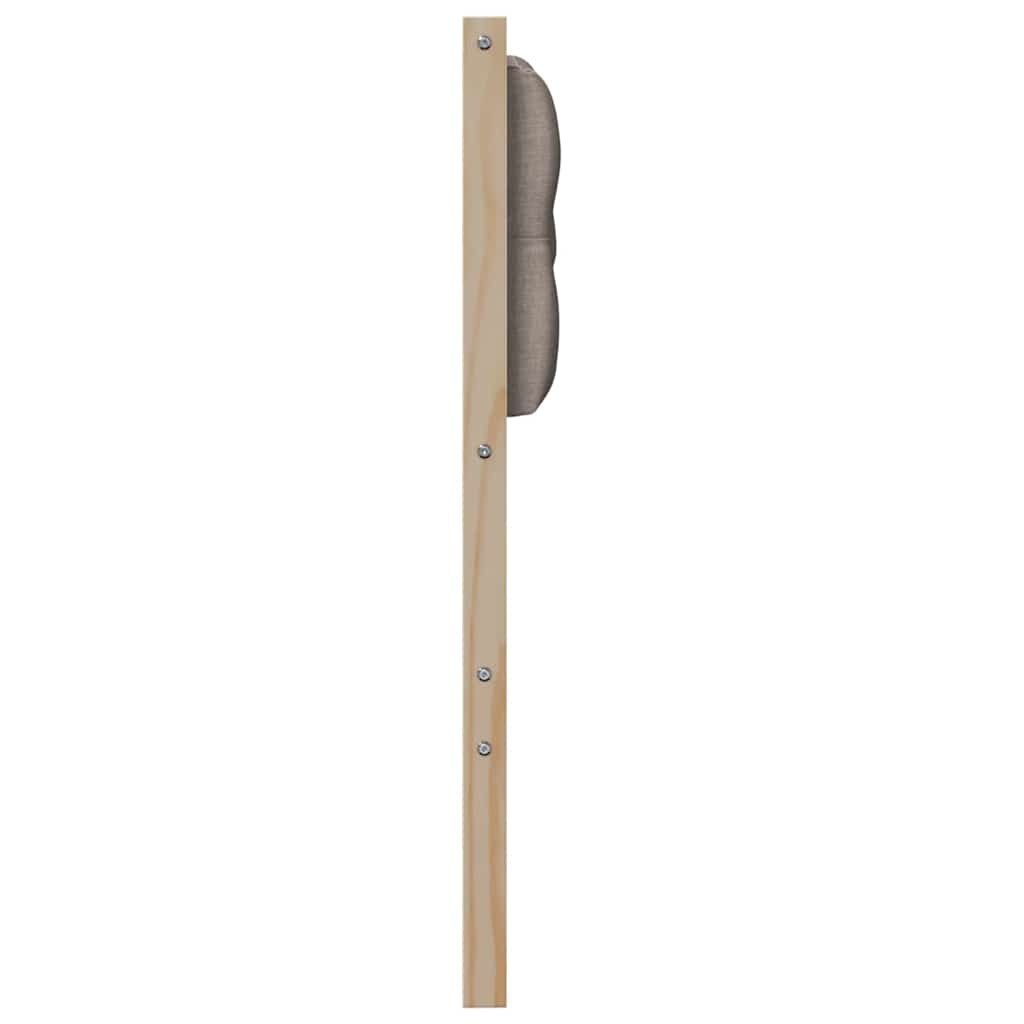 Zagłówek Inny Brązowy i taupe 80 cm Lite drewno sosnowe