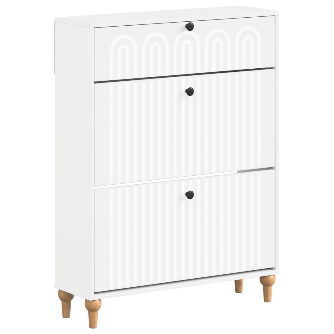 Szafka na buty ALKMAAR 78 x 24 x 103 cm Drewno inżynieryjne