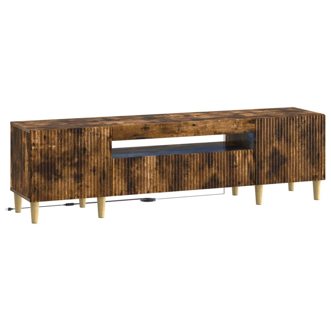 Szafka na Telewizor LED ARNHEM 153 x 35 x 43 cm Dąb wędzony