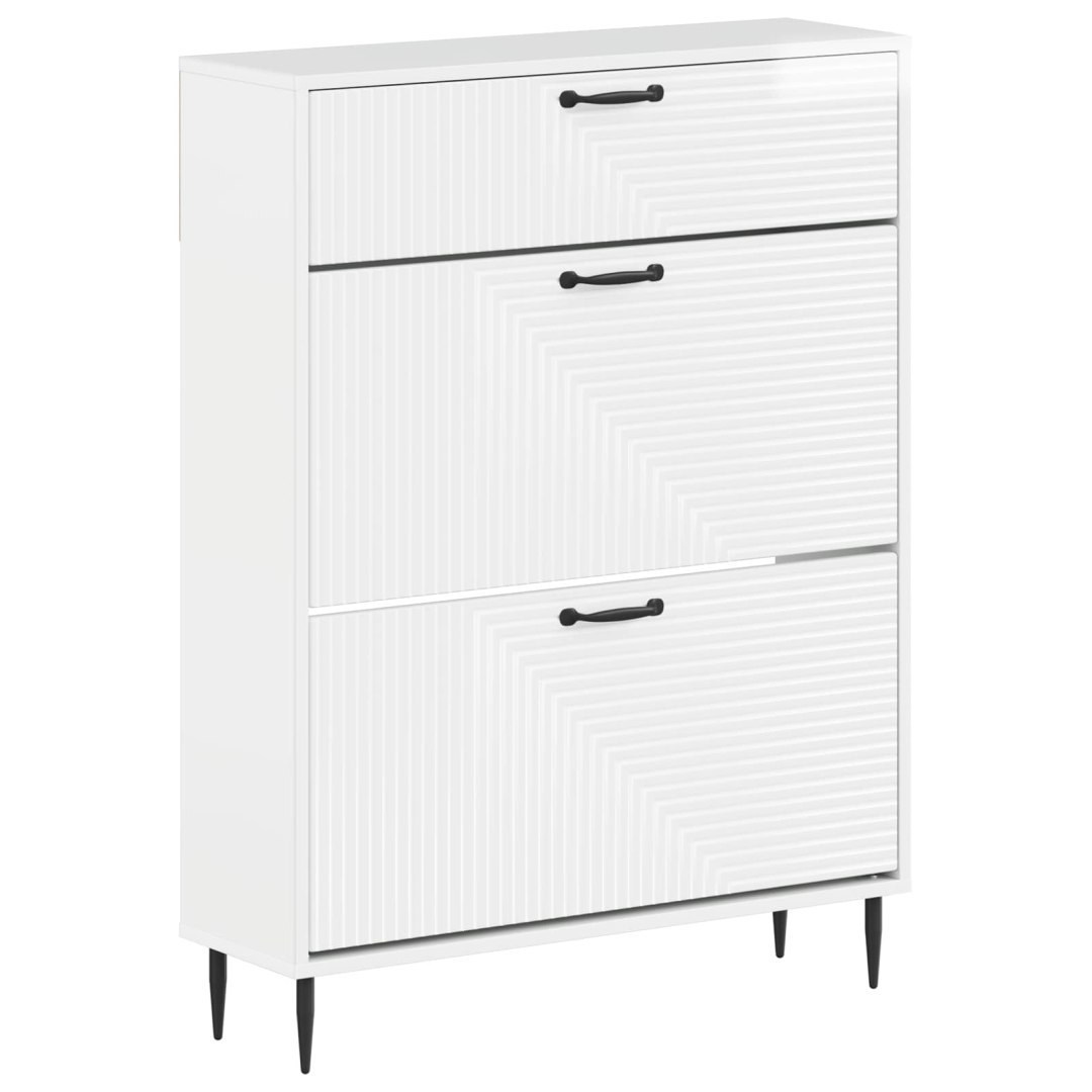 Szafka na buty HAARLEM 78 x 24 x 103 cm Drewno inżynieryjne