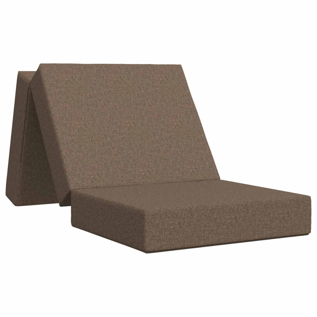 Składana Sofa Łóżko 90 x 63 x 45 cm Szarobeżowy