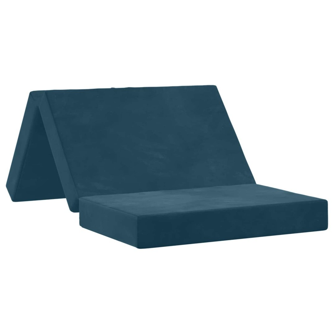 Składana Sofa Łóżko 80 x 67 x 45 cm niebieski