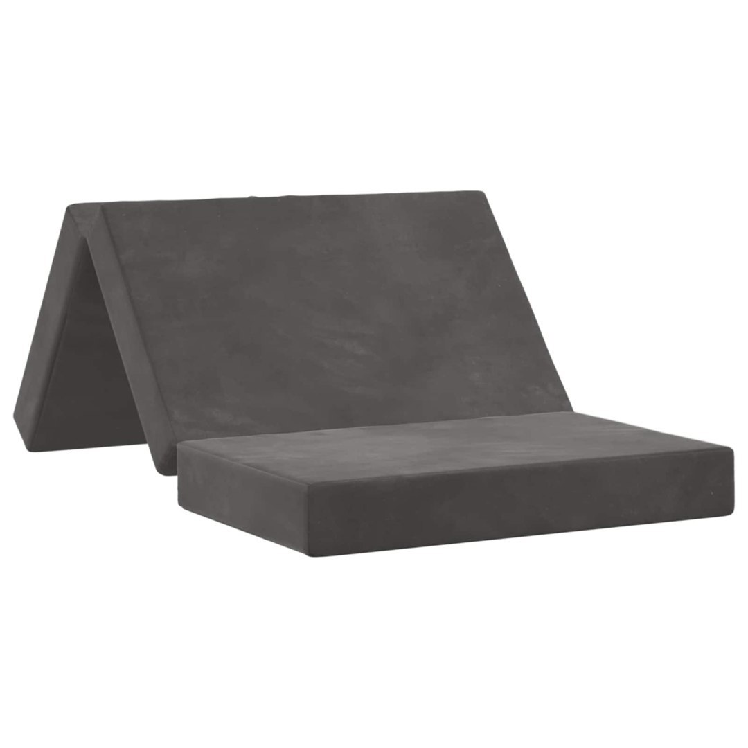 Składana Sofa Łóżko 80 x 67 x 45 cm ciemnoszary