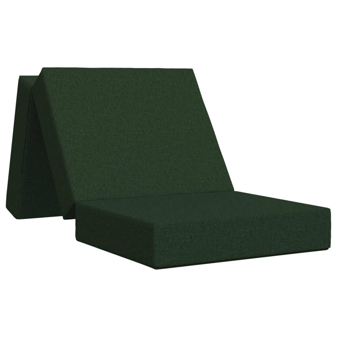 Składana Sofa Łóżko 90 x 67 x 45 cm Ciemnozielony