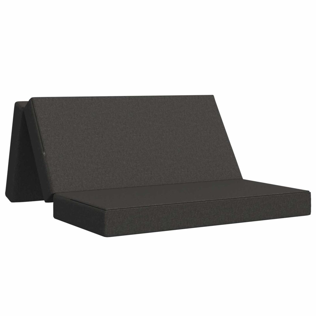 Składana Sofa Łóżko 120 x 67 x 45 cm ciemnoszary