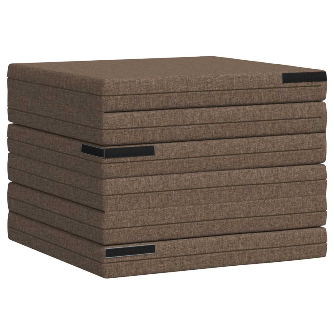 Składana Sofa Łóżko 70 x 67 x 48 cm Szarobeżowy