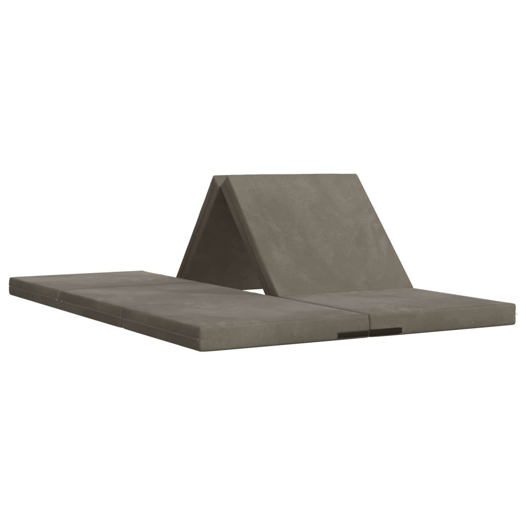 Składana Sofa Łóżko 70 x 67 x 48 cm jasnoszary