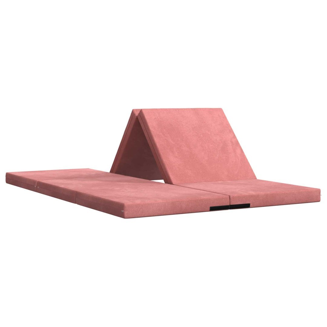 Składana Sofa Łóżko 70 x 67 x 48 cm różowy