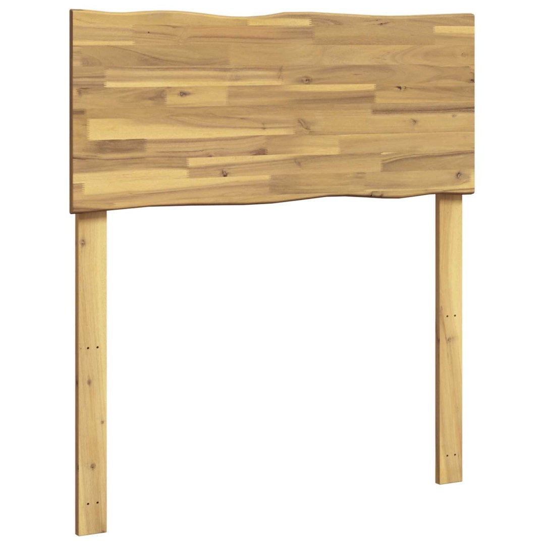 Zagłówek z naturalnym brzegiem ROSTOCK Bielony 80 cm