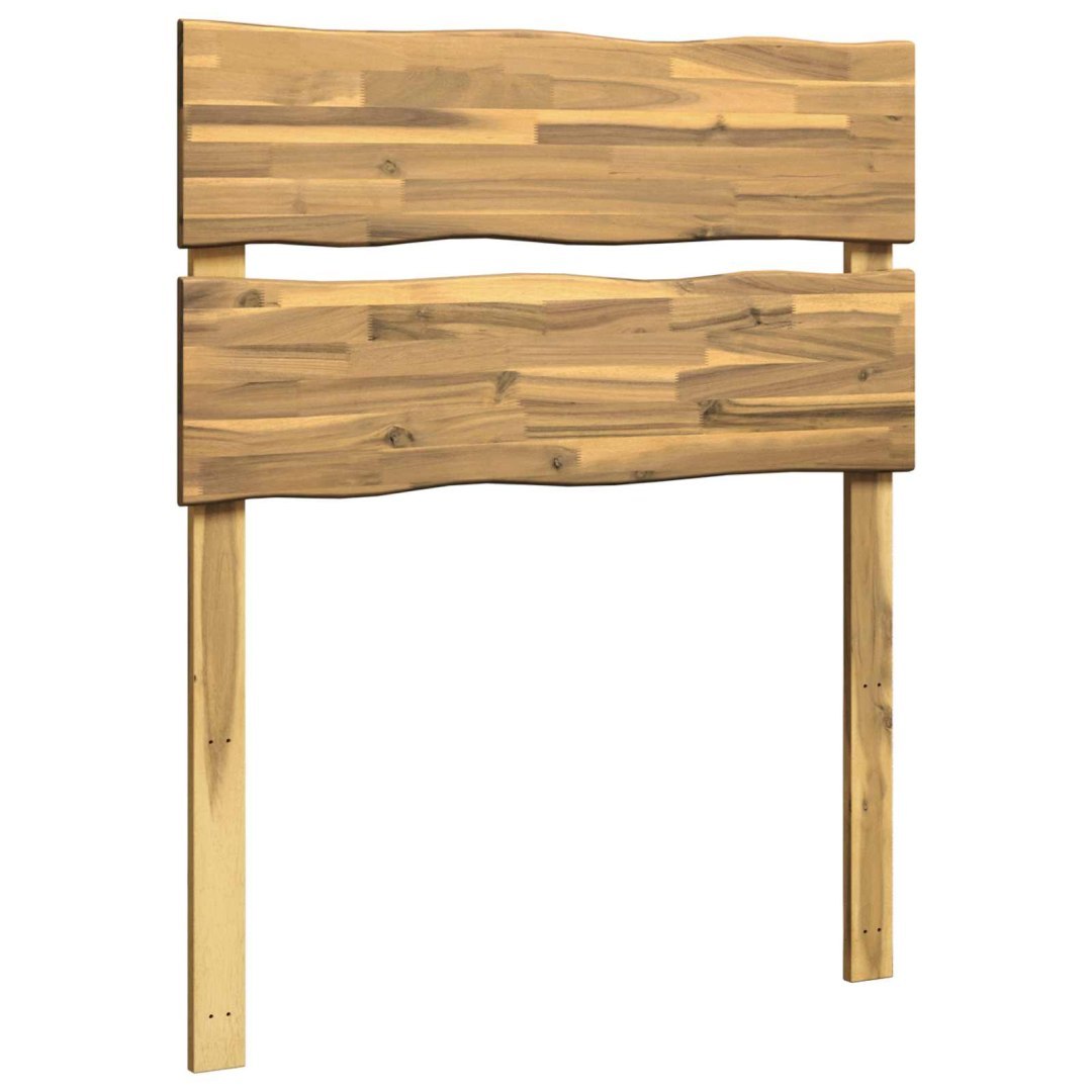 Zagłówek z naturalnym brzegiem ROSTOCK Biały 80 cm