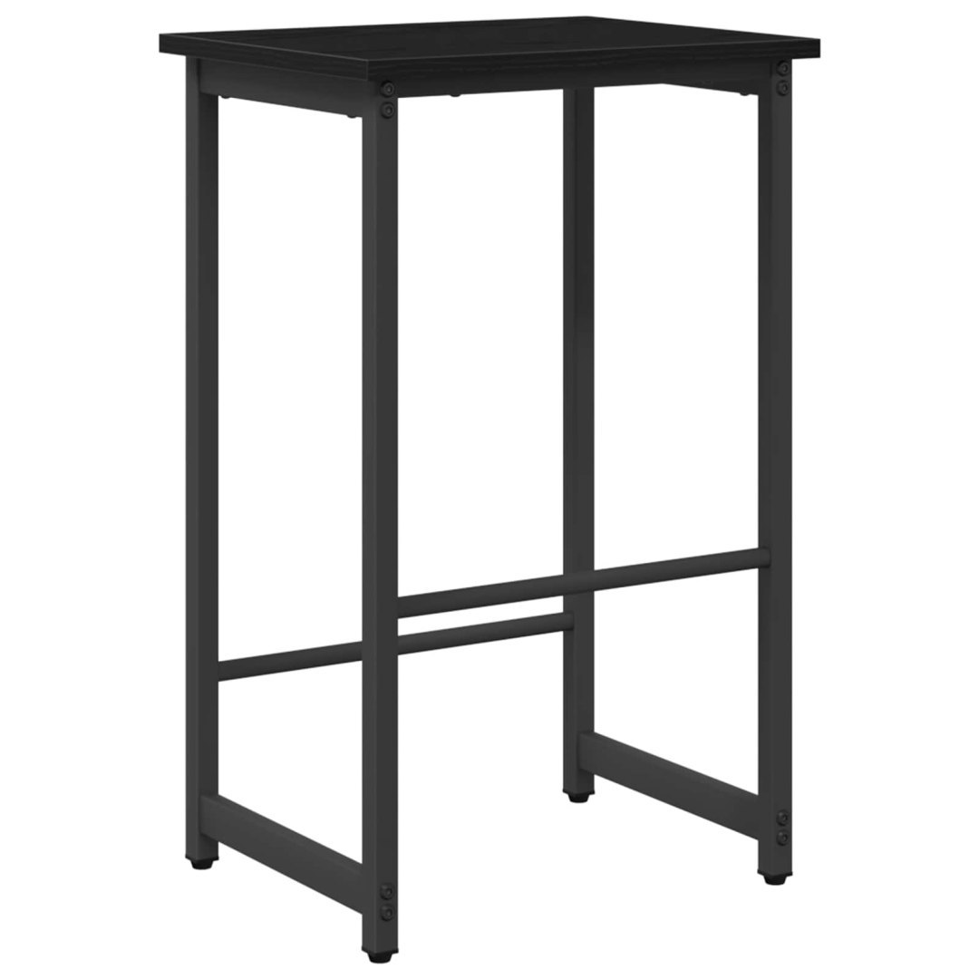 Stołek barowy Czarny dąb 40 x 32 x 74 cm Drewno inżynieryjne