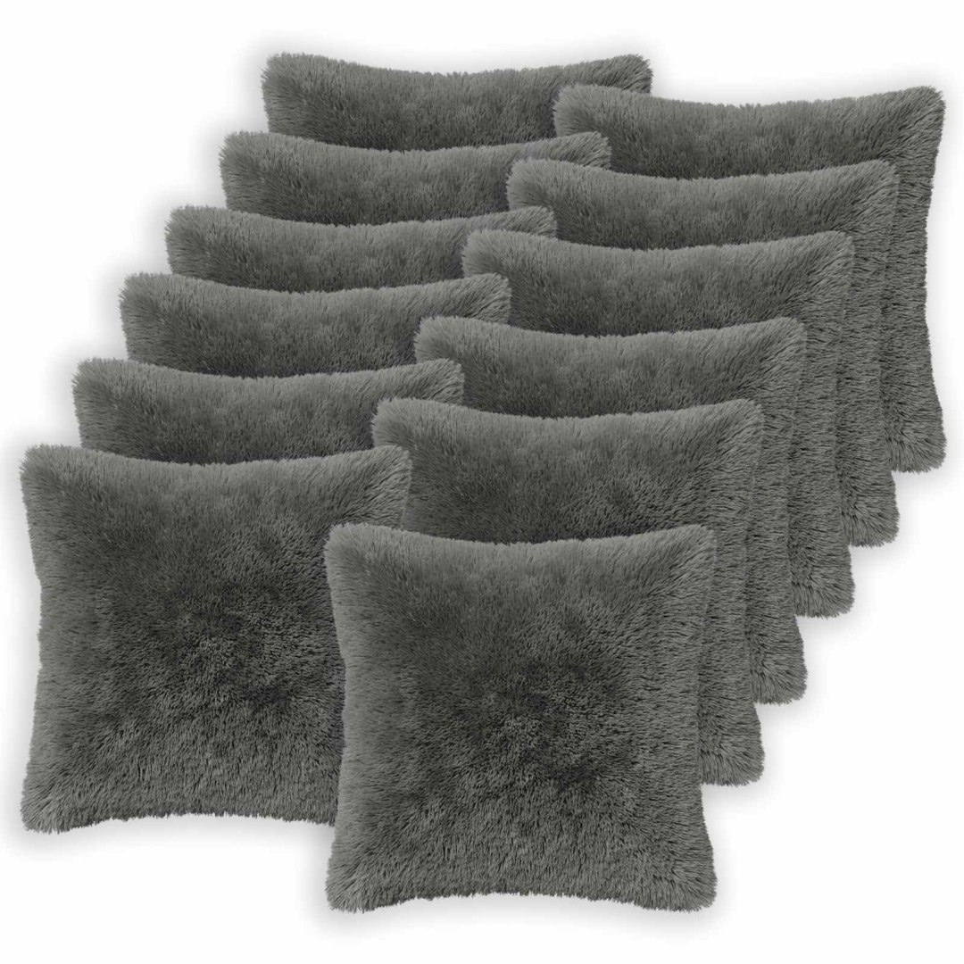 Poduszka z poduszką HEERLEN 12 szt. Jasnozielony Fleece PV