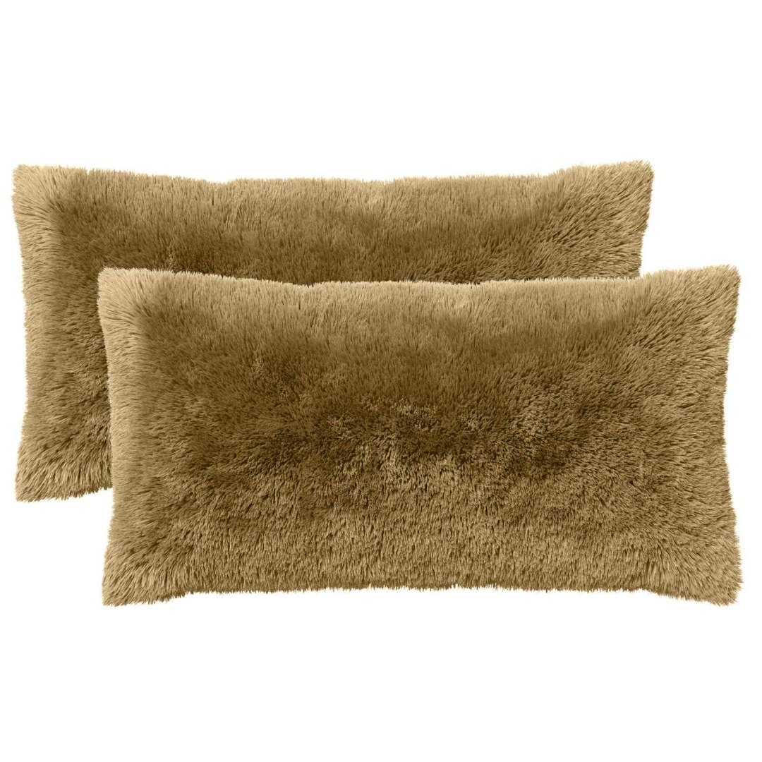 Poduszka z poduszką HEERLEN 2 szt. jasnoszary Fleece PV