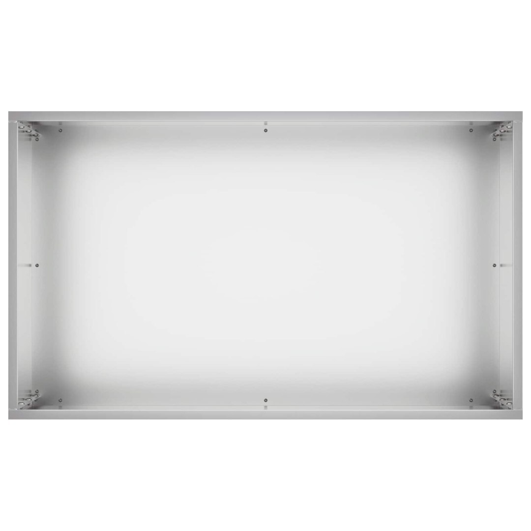 Doniczka ogrodowa srebrny 50 x 30 x 40 cm Stal ocynkowana