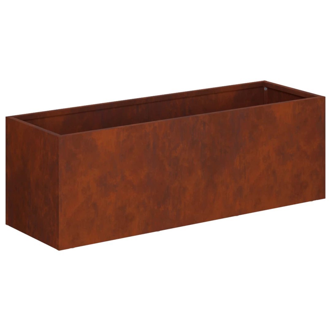 Doniczka ogrodowa Rdzawy 40 x 20 x 20 cm Stal kortenowska