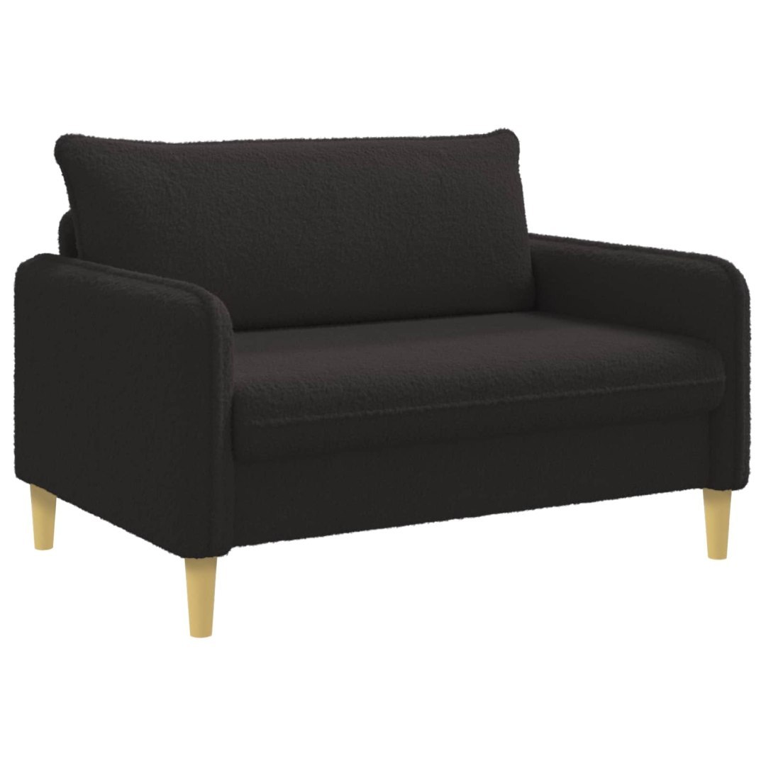 Fotel XXL Czarny Bouclé