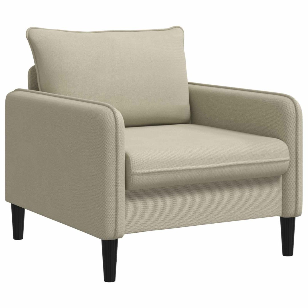 Fotel XL piaskowy Welur